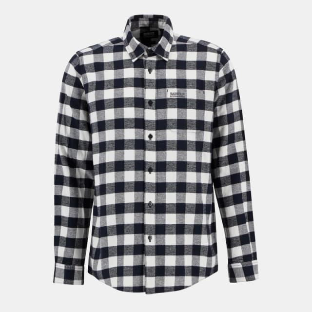 Barbour International Blackstreak Check Shirt Black BK11 male L