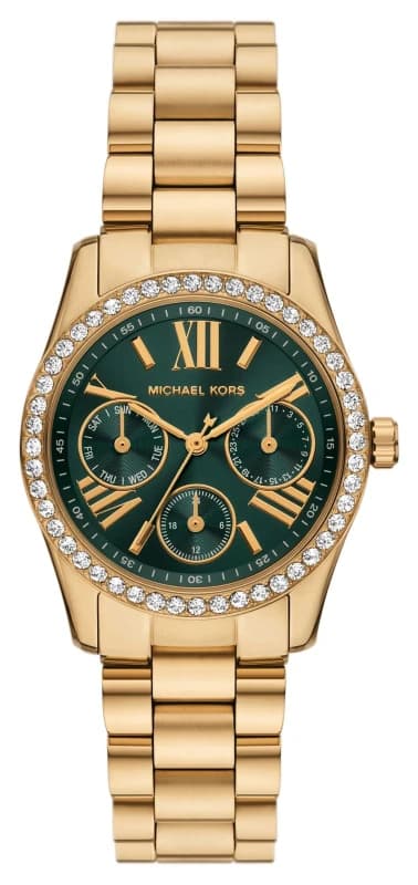 Michael Kors MK4924 Lexington Lux Multifunction (34mm) Green Watch