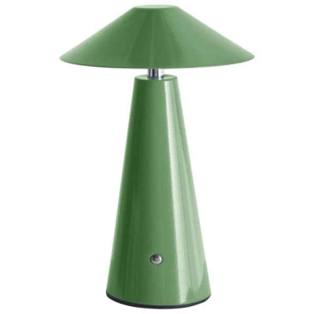 Beliani Wireless LED Table Lamp Apayao With Dimmer Metal Green