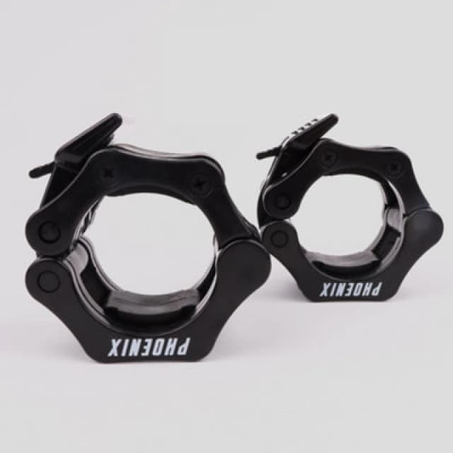 Phoenix Fitness Olympic 2" Barbell Collars - Black unisex