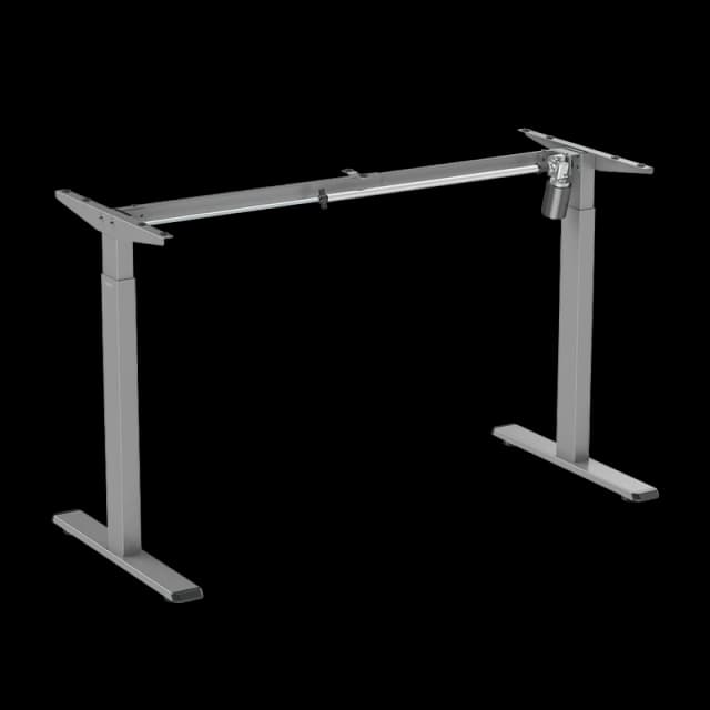 LogiLink Sit-stand desk frame. single motor. easy-use controller. grey