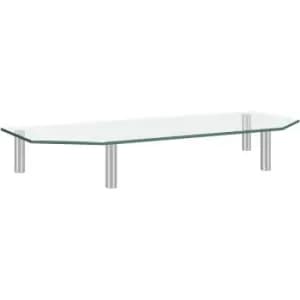 Vidaxl - Monitor Stand 60x26x8.6cm Transparent Glass