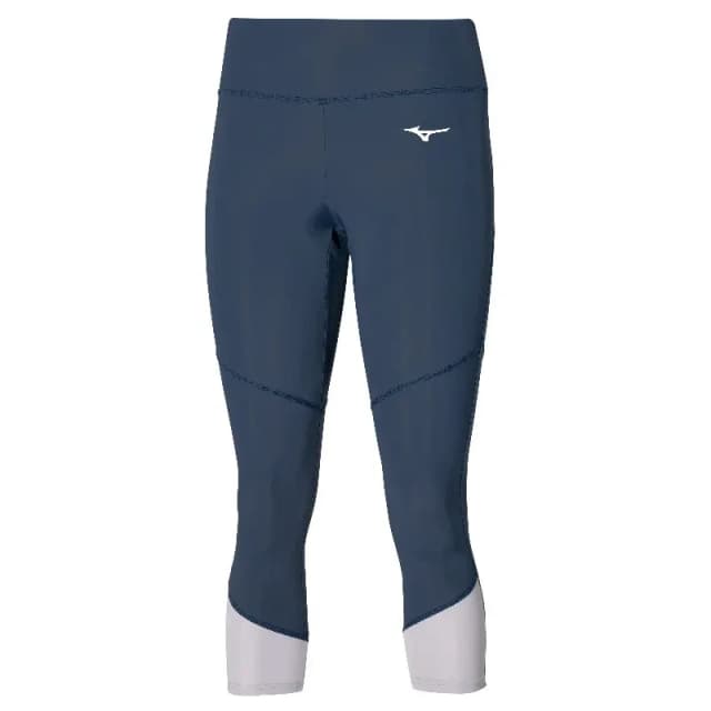 Womens 3/4 leggings Mizuno Core Impulse Bleu Female XS