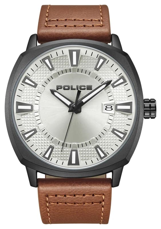 Police Police Urban Rebel Brown Leather Strap Watch