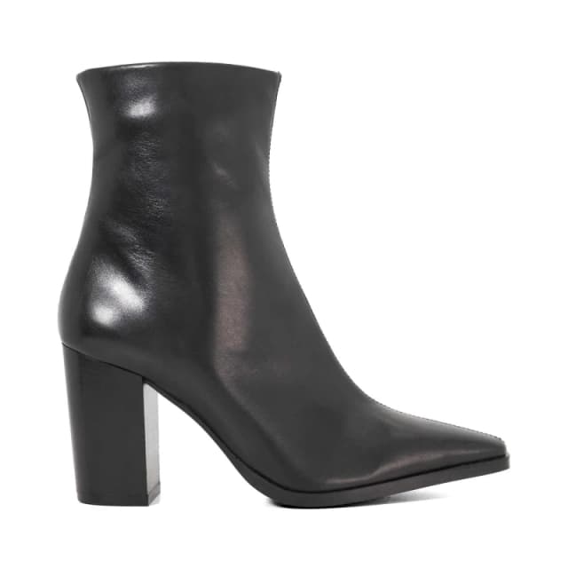 Dune London Womens Patent Ankle Heeled Boots Black Leather female 3 (36)