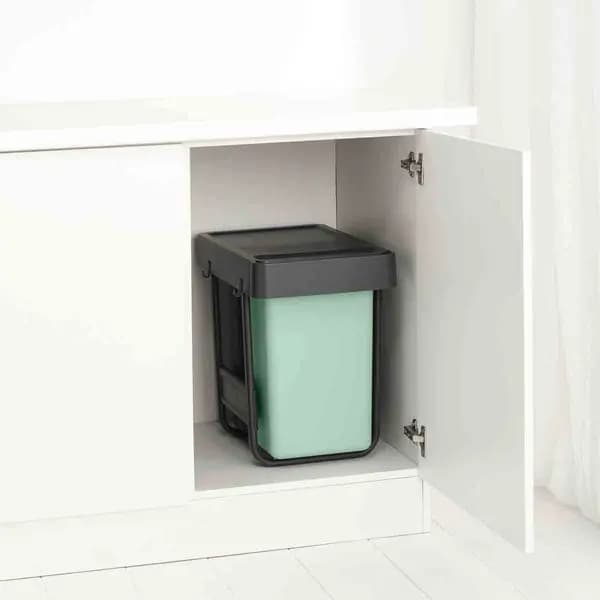 Brabantia Sort&go Built-in Bin, 2X15L - Dark Grey 232503