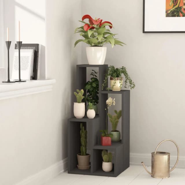 DECORTIE Decortie - Sule Modern Plantstand Anthracite Grey Multipurpose h 89cm - Anthracite Grey M.SH.14181.3