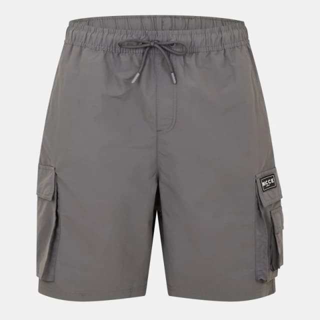 Nicce Mens Onama Cargo Shorts Steel Grey male S