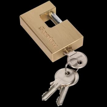 Sealey Brass Shutter Padlock 60mm Standard
