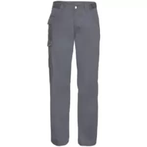 Russell Workwear Mens Polycotton Twill Trouser / Pants (Long) (40W x Long) (Convoy Grey) - Convoy Grey