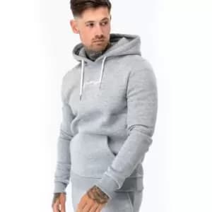 Hype Scribble Logo Mens Pullover Hoodie - Grey