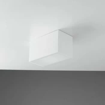 Fan Europe Intec - Paintable Plaster Surface Mounted ceiling Light, White, E14