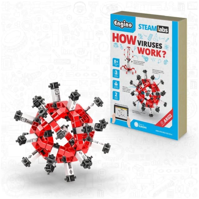 Engino How Viruses Work Red unisex