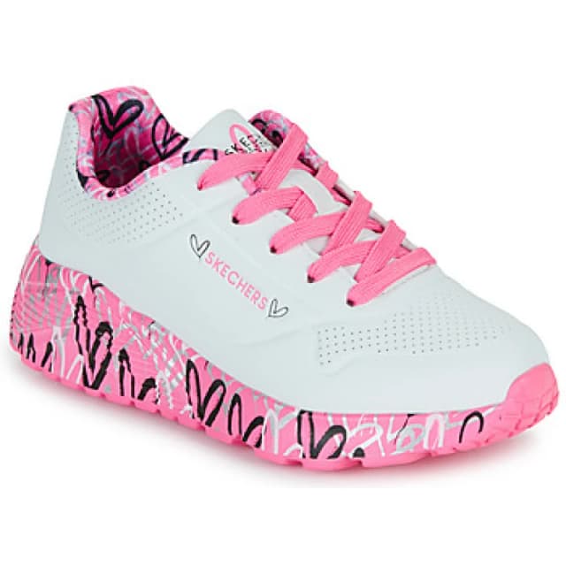 Skechers x JGoldcrown Uno Lite Low Trainers Juniors - Pink Pink 3