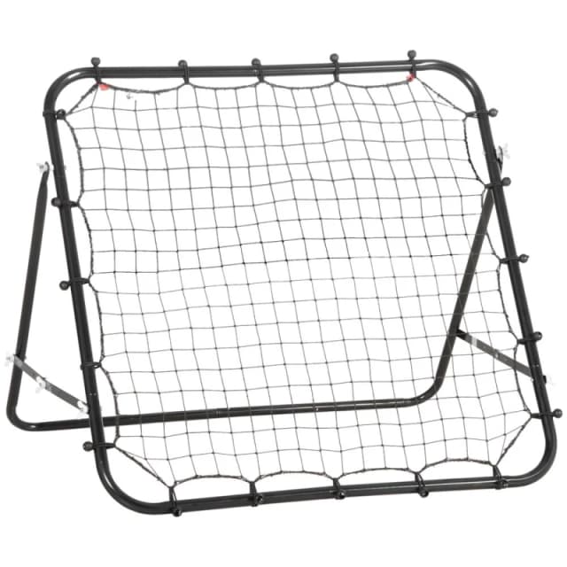 HOMCOM Rebounder Net Goal - Black A62-012BK