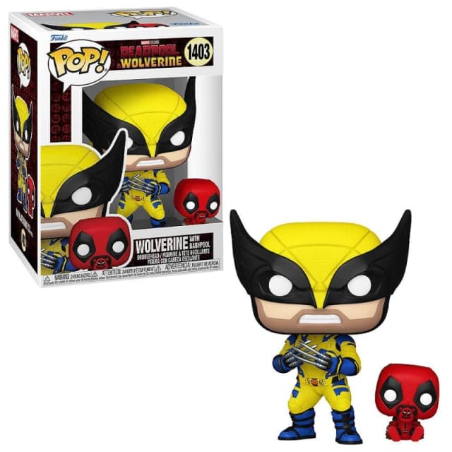 Marvel's Deadpool 3 Wolverine with Babypool Funko Pop! Vinyl Figure