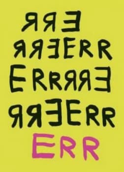 Err by David Shrigley Paperback