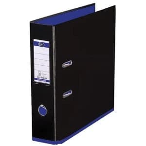 Elba MyColour A4 Lever Arch File Polypropylene 80mm Black/Purple Single