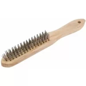 4 Row Wire Scratch Brush (68723) - Draper