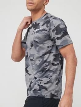 Nike Training Dry Camo T-Shirt - Grey