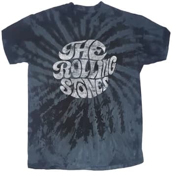 The Rolling Stones - 70's Logo Unisex Large T-Shirt - Black