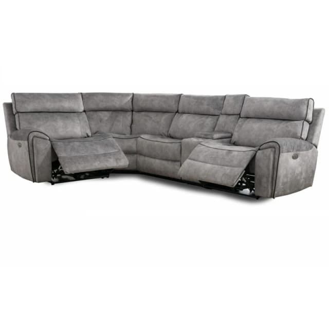 Furniture One 9 Seater Rattan Corner Sofa Conversation Furniture Set with Cushions - Mix Brown, Brown 15038C-B