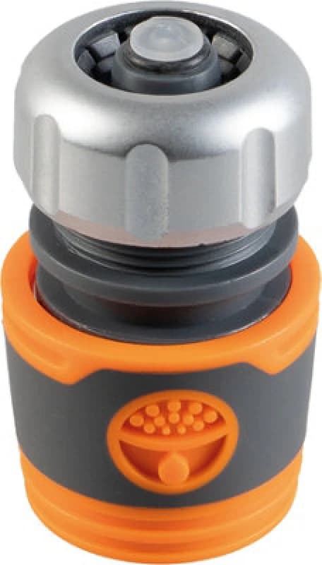 Netagon Garden Outdoor 1/2 Inch Hose Connector With Water Stop Feature