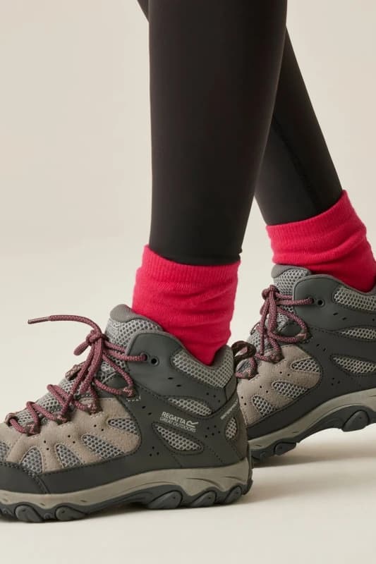 Regatta Womens Edgepoint Waterproof Breathable Mid Walking Boots in Grey Size: 3 Grey Female 3