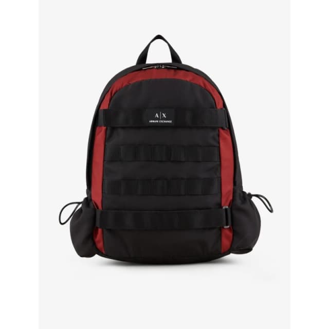 Armani Exchange Backpack Black Red male One Size