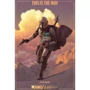 Star Wars The Mandalorian Poster Pack On The Run 61 x 91cm (5)