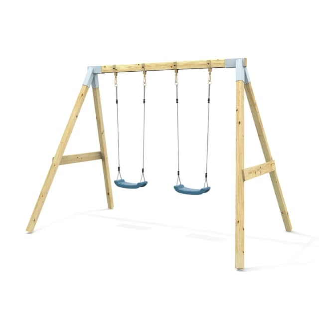 OutdoorToys Premium Double Swing - Navy Blue Blue Unisex