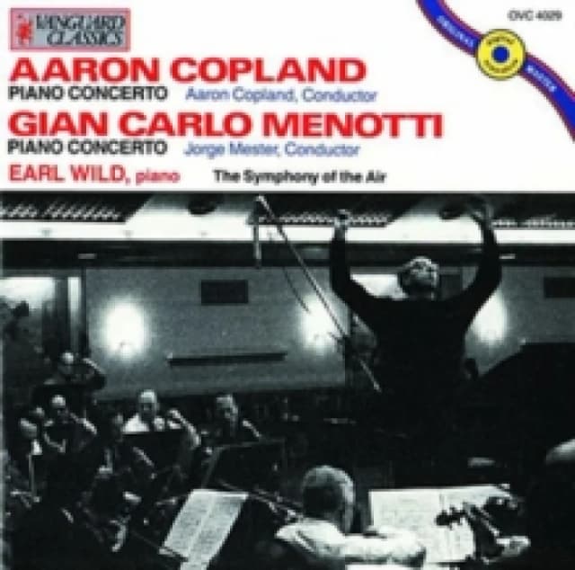 Aaron Copland: Piano Concerto/Gian Carlo Menotti: Piano Concerto CD / Album