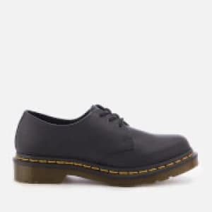 Dr. Martens Womens 1461 W Virginia Leather 3-Eye Shoes - Black - UK 7