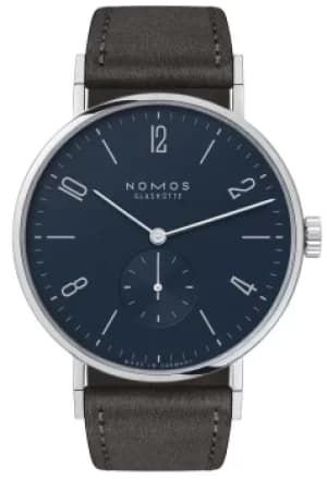 Nomos Glashutte Watch Tangente 38 Midnight Blue Sapphire Crystal