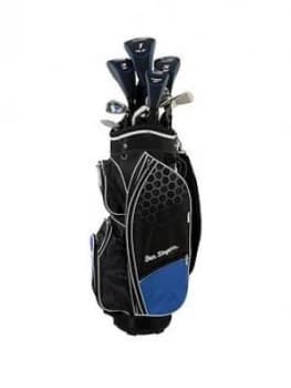 Ben Sayers M8 Package Set Blue (Cart Bag) Graphite/Steel - Mens Right Hand + 1 Inch, Blue, Men