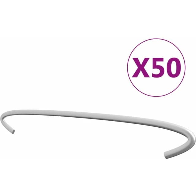 VIDAXL vidaXL Gabion Hooks 50 pcs Galvanised Steel 30cm 8719883734491