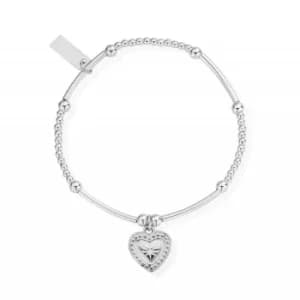 ChloBo SBCM004 Women's Cute Mini Star Heart Bracelet