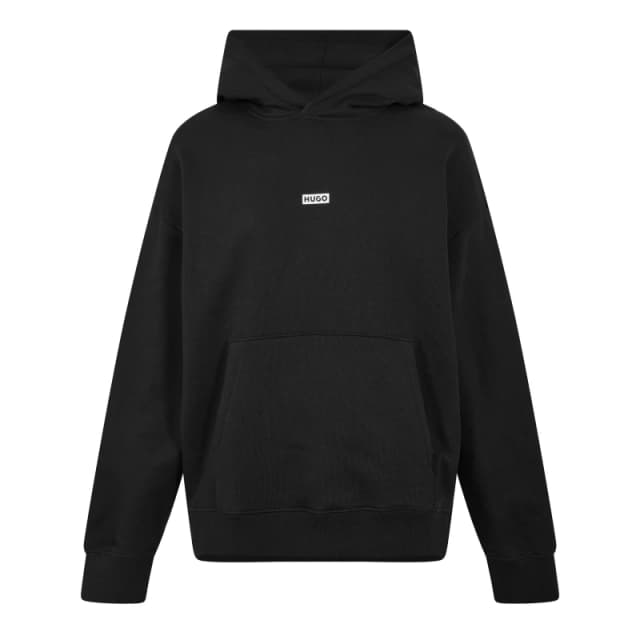 Hugo Mens Over-the-head Hoodie Black male XS