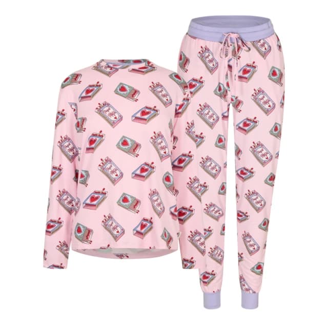 Chelsea Peers Classic Pyjama Set Perfect Match female 8 (XS)