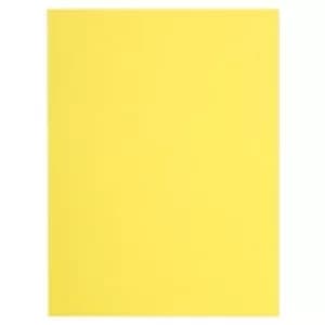 Exacompta Recycled Square Cut Folders 150005E A4 Yellow 80gsm Board Pack of 1000