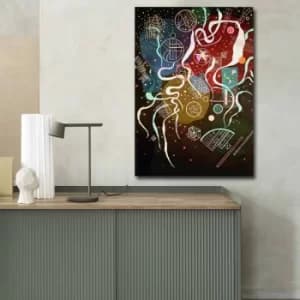 70100FAMOUSART-067 Multicolor Decorative Canvas Painting