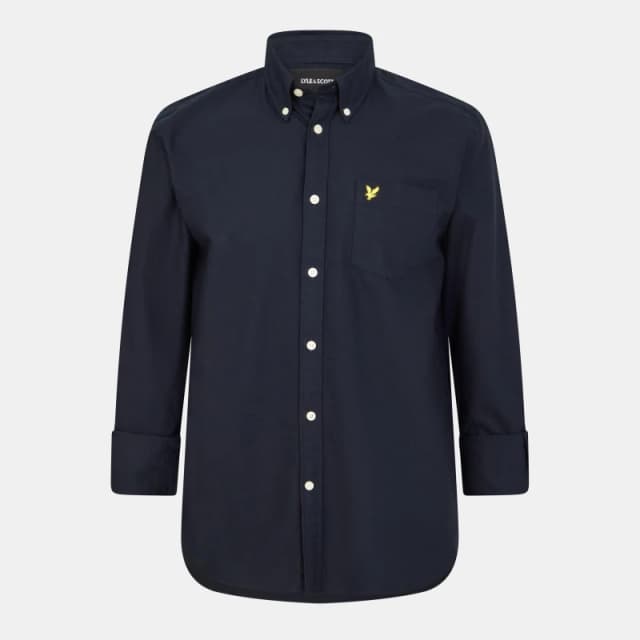 Lyle and Scott Oxford Shirt Oxford Shirt - Long Sleeve S Blue 55828422350