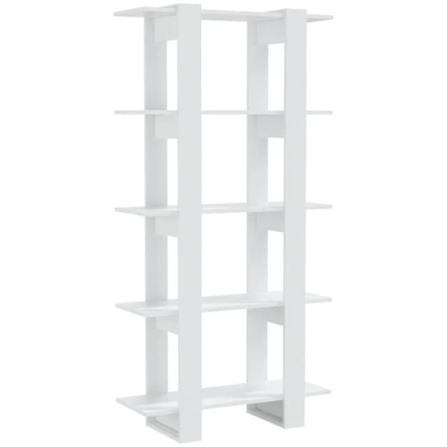 VIDAXL Vidaxl - Book Cabinet/Room Divider High Gloss White 80x30x160cm 8720286842751