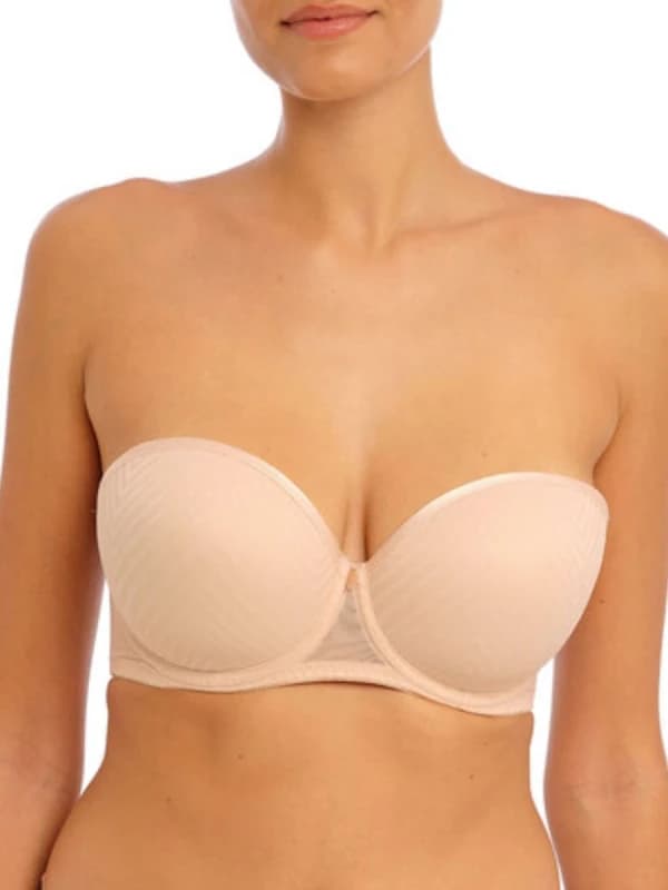 Freya Womens underwired molded bandeau bra Freya Tailored Beige Female 95D