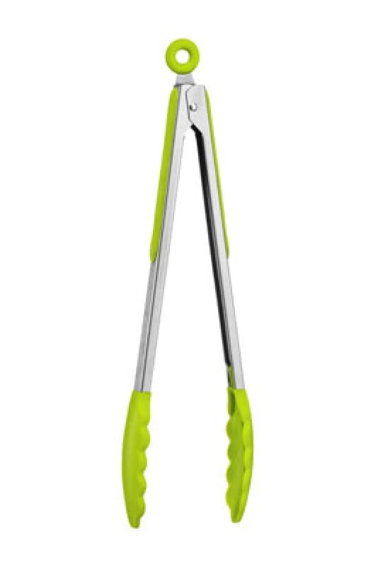 Premier Housewares Zing Silicone Kitchen Tongs Green