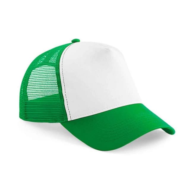 Beechfield Beechfield Men Snapback Trucker Cap in Green Green One Size Male 5063527835758