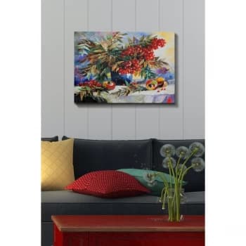 Kanvas Tablo (50 x 70) - 277 Multicolor Decorative Canvas Painting