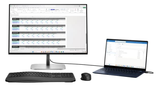 Refurbished - HP Series 5 524pn 24" IPS Full HD 100Hz 5ms Height Adjustable Monitor 9D9A7AA#ABU-AG