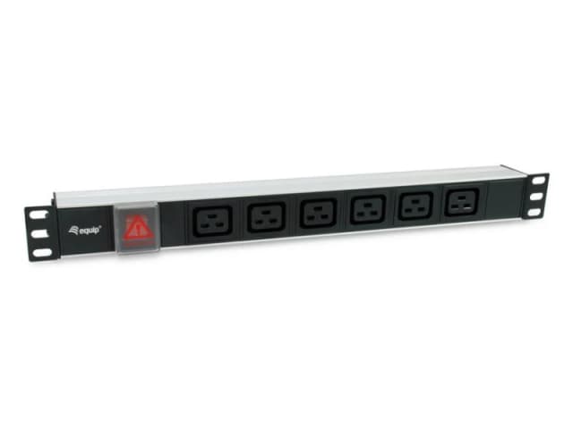 Equip 333319 power distribution unit (PDU) 6 AC outlet(s) 1U Black