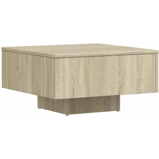 VIDAXL Coffee Table Sonoma Oak 60x60x31.5cm Engineered Wood Vidaxl 8720286560891